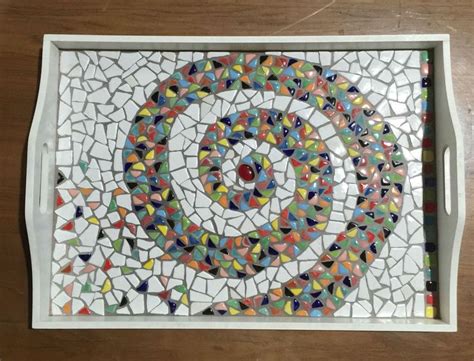 Mosaic Tray Mosaic Tray Mosaic Projects Mosaic