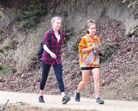 Amber Heard Out For A Hike With A Friend In Pasadena 21 Gotceleb