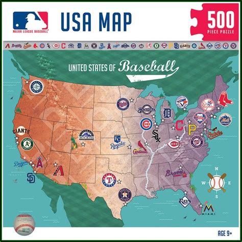 Major League Stadiums Map