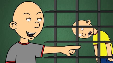 Classic Caillou Gets Caillou Arrestedarrested Youtube