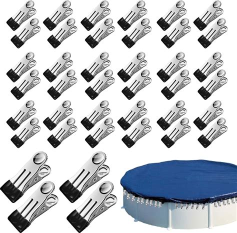 50pcs Swimming Pool Cover Clampsswimming Pool Above Ground Winter Cover Clips