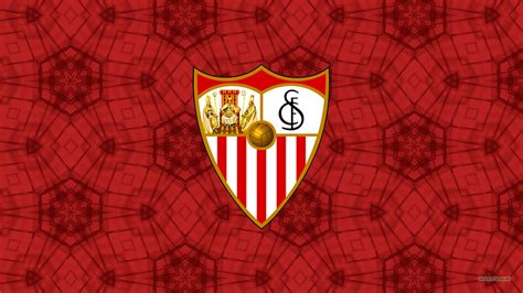Download Sevilla Fc Logo In Geometric Art Wallpaper