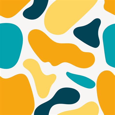 Colorful Abstract Liquid Shapes Seamless Repeat Pattern 2996644 Vector