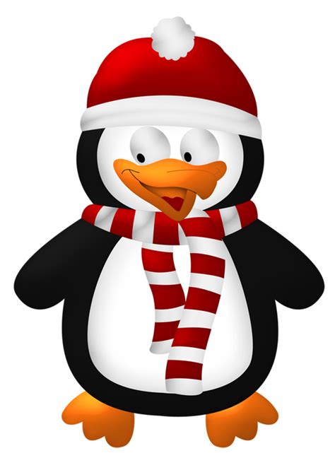 Cute Christmas Penguin Clipart Clipground