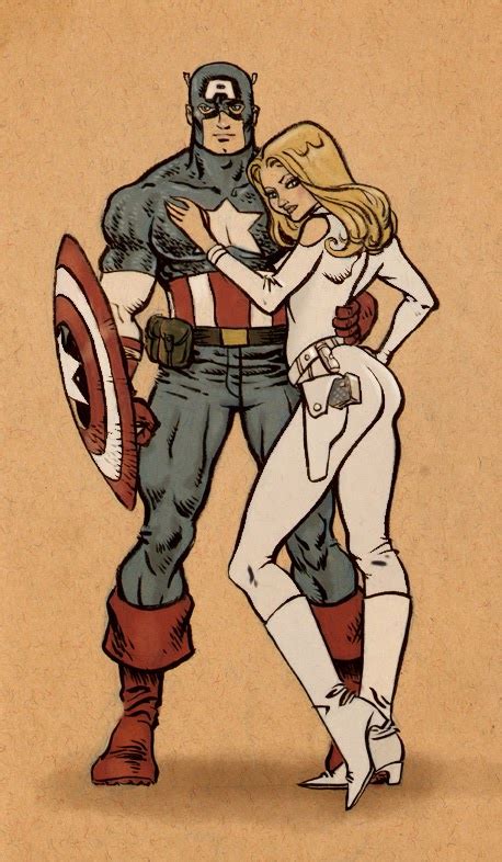 Fashion And Action Captain America And Sharon Carter Aka Agent