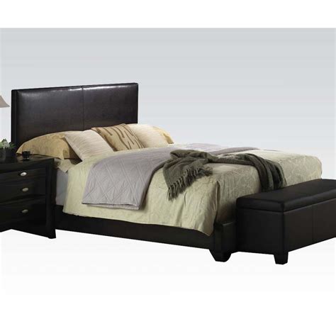 Even though it lacks the. Platform PU Leather King Bed Frame with Tufted Headboard ...