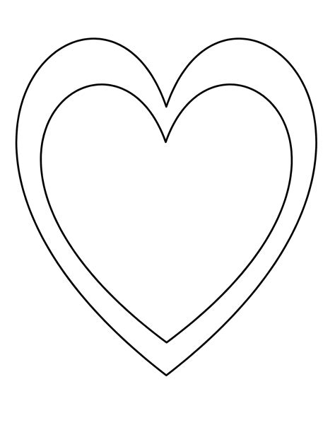 Valentines Day Heart Template Free Download