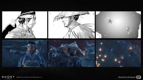 The Ghost Of Tsushima Design Drawings And Original Paintings
