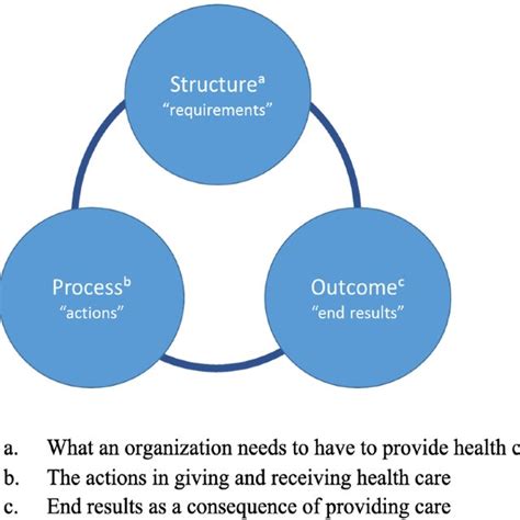 Donabedian Structure Process Outcome Framework Download Scientific