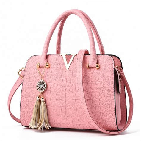 Fashion Woman Handbags Set V Brand Leather Messenger Bags Female