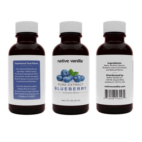 Blueberry Extract Native Vanilla