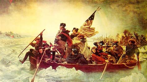 George Washington The Crossing Of The Delaware Framed Prints
