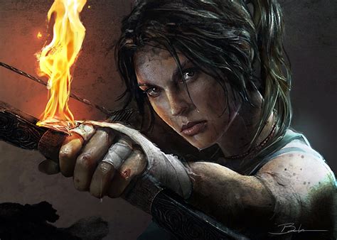Tomb Raider 2013 Lara Croft Lithograph