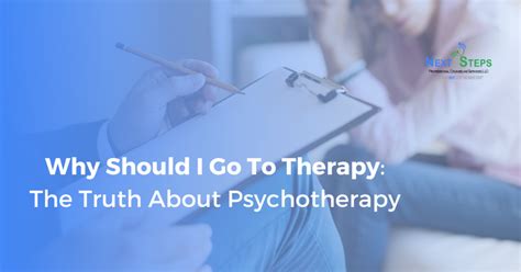 Why Should I Go To Therapy The Truth About Psychotherapy