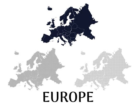 Europe Map Vector Free At Collection Of Europe Map