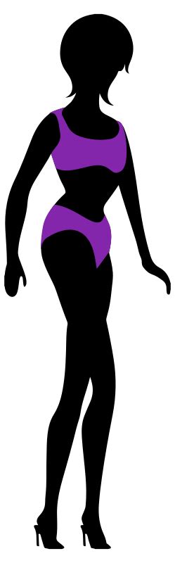 Bikini Silhouette Purple Openclipart My Xxx Hot Girl