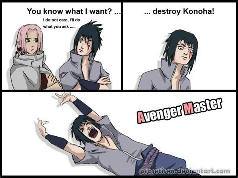 Naruto Funny Sakura And Sasuke What I Want Sasuke Uchiha I Laughed