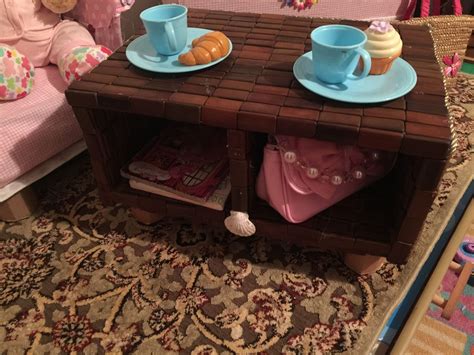 I wanted to make it fairly sturdy, so i thought i wou… Cardboard box coffee table I made for kids toutous ...