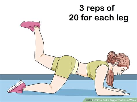 How To Get A Bigger Butt Fast Wikihow