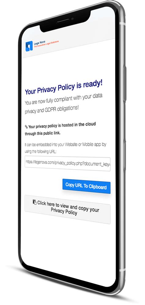 Gdpr Privacy Policy Generator For Websites Uk Lege Nova