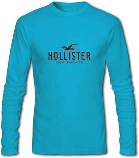 Hollister California For Men Printed Long Sleeve Cotton T Shirt Amazon