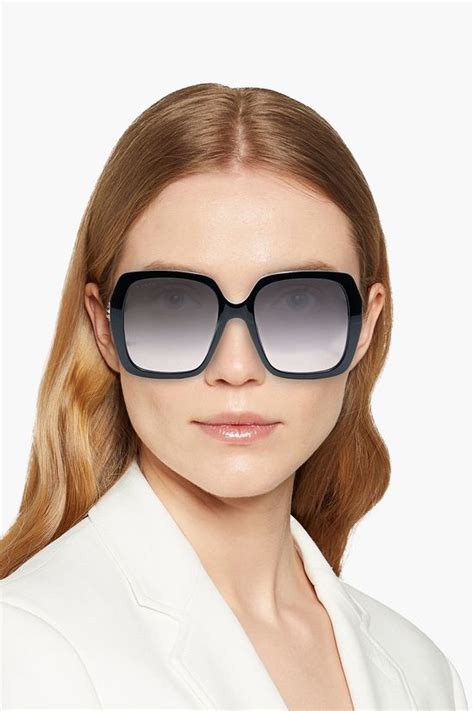 gucci square frame acetate sunglasses the outnet