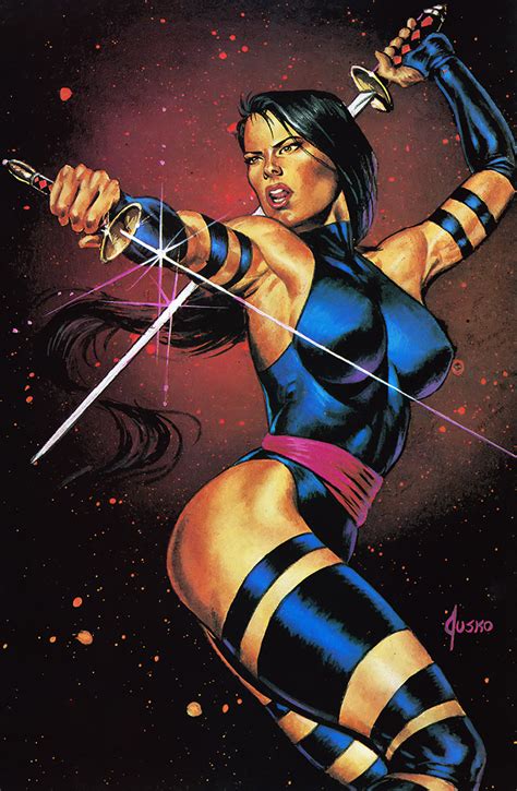 Psylocke Marvel Comics X Men Character Profile 2 1990s