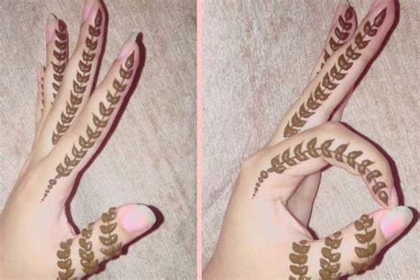 9 Lovely Finger Mehndi Designs Hergamut