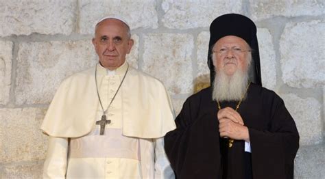 Declaración Conjunta Entre El Papa Francisco Y El Patriarca Bartolomé