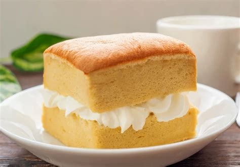 Authentic Taiwanese Souffle Castella Cake Recipe Cooking Frog