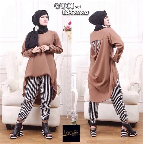 Trend Fashion Baju Muslim Wanita Simple Casual Terbaru