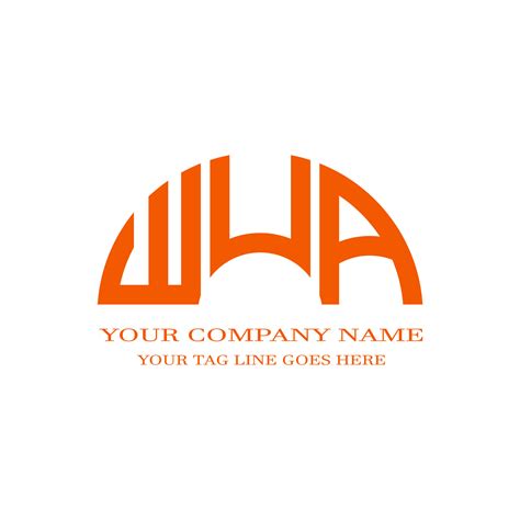 Wua Letter Logo Creative Design With Vector Graphic 8655029 Vector Art