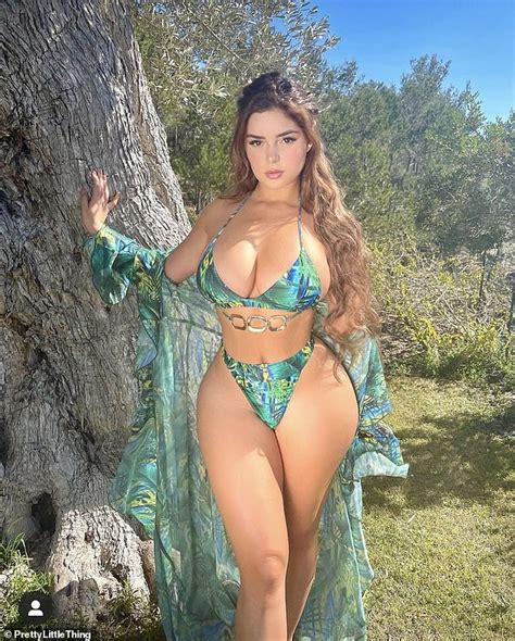 Demi Rose Places On An Eye Popping Show As She Goes Naked Below White