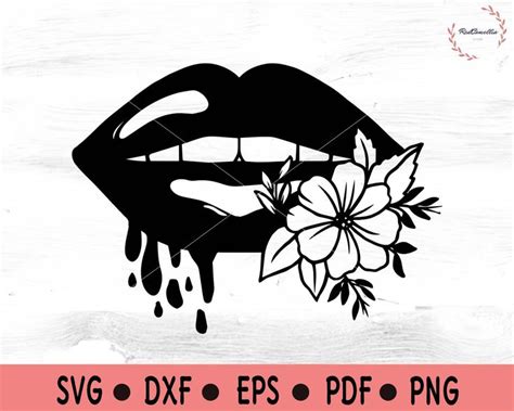 Dripping Lips Svg File Lips SVG Drip Lip SVG Lips Mouth Etsy Dripping Lips Lip Drawing Art