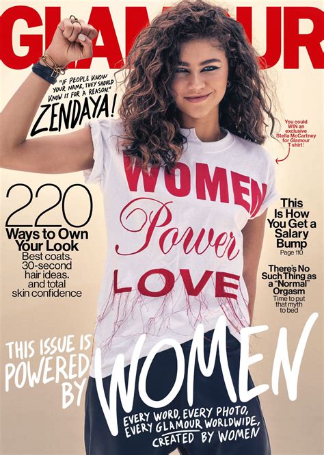 Zendaya Glamour Magazine November 2017 Cover And Photos Celebmafia