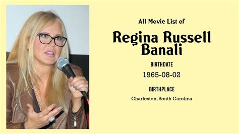 Regina Russell Banali Movies List Regina Russell Banali Filmography Of
