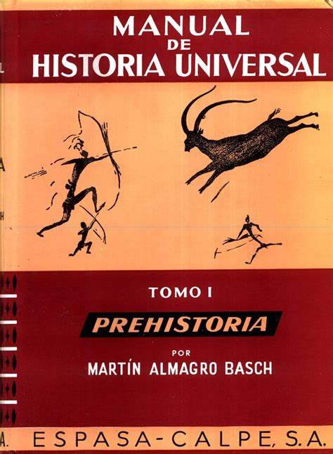 Manual De Historia Universal Prehistoria Par Varios Autores Nuevo