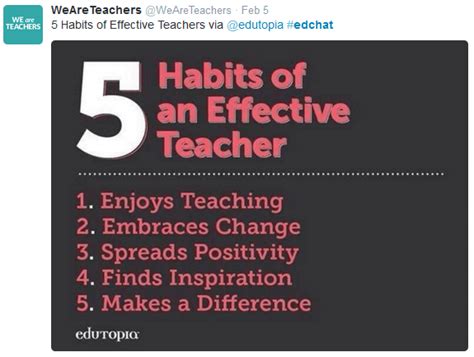 5 Habits Of An Effective Teacher Simplek12