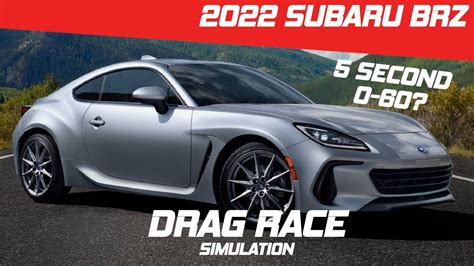 How fast is the 2022 Subaru BRZ? 1/4 Mile | Roll Race | Visualizer