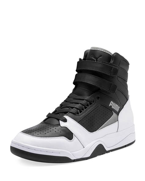 Lyst Puma Mens Palace Guard Moto X High Top Sneakers In Black