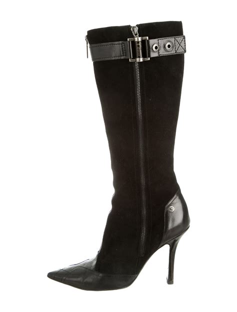 Christian Dior Knee High Boots Shoes Chr34435 The Realreal