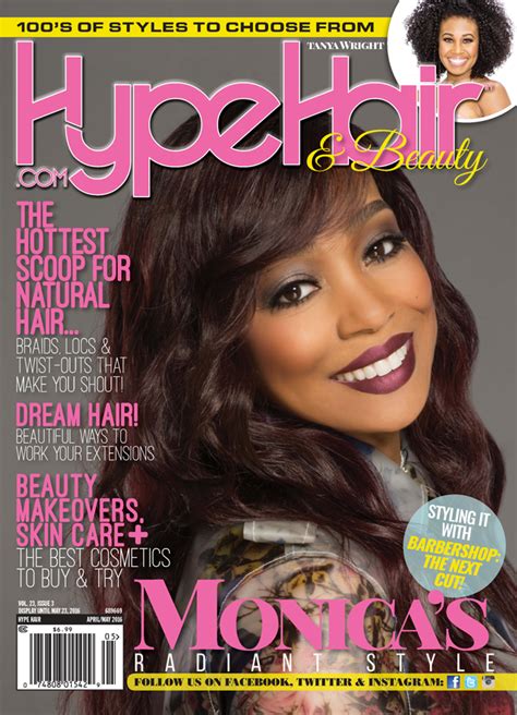 It for sure has its pros and cons. Monica Brown Shines On Cover Of 'Hype Hair' April/May 2016 ...