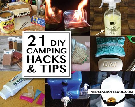 camping hacks  tips  didnt  diy recipes
