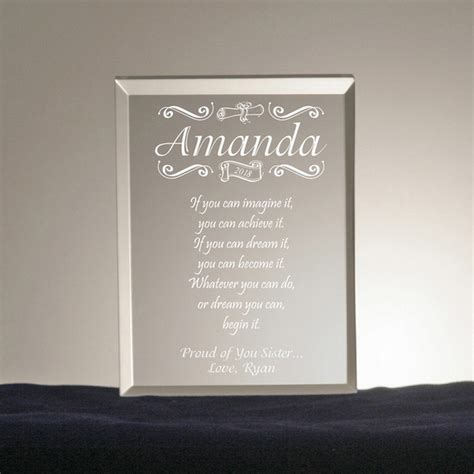 4.8 out of 5 stars. Congratulatory Personalized Graduation Gift Plaque