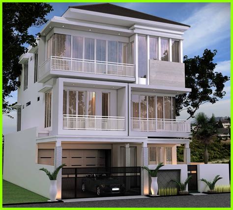 Desain rumah mewah selalu punya keistimewaan sendiri. 70 Desain Rumah Mewah Minimalis Modern 2 Lantai | Desain ...