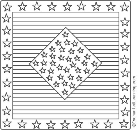 Mix it up using your favorite colors for the petals and leaves. American Quilt: Stars and Stripes Coloring Page ...