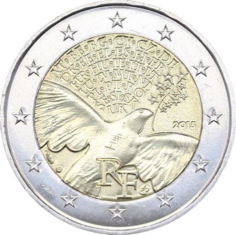 Pièce France Monnaie De Paris 2 Euro 70 Ans De La Paix 2015