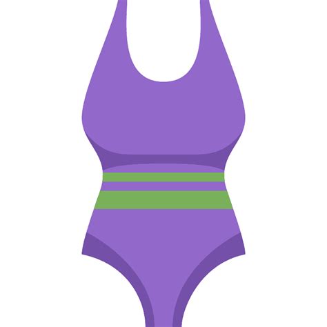 One Piece Swimsuit Emoji Clipart Free Download Transparent Png