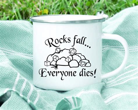 Rocks Fall Everyone Dies Svg Dungeons And Dragons Svg Dnd Etsy