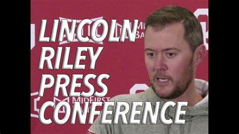 Lincoln Riley Press Conference Youtube